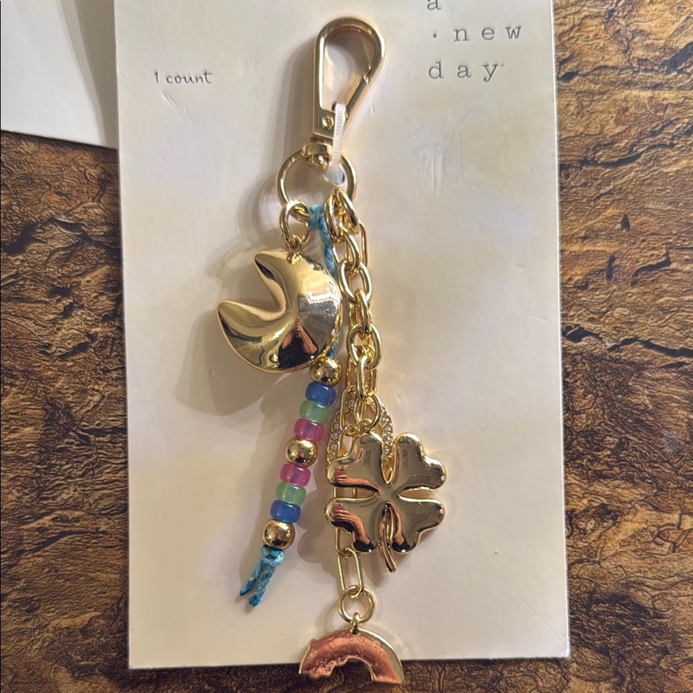 A New Day Gold keychains / bag charms pick one - Picture 2 of 4